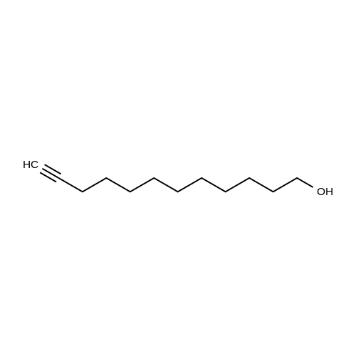 Dodec-11-yn-1-ol structure diagram