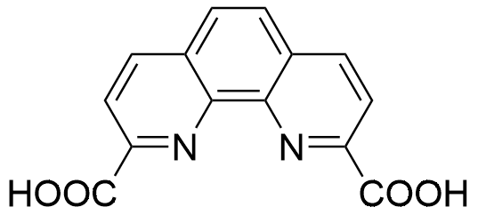 1,10-Phenanthroline-2,9-dicarboxylic acid structure diagram