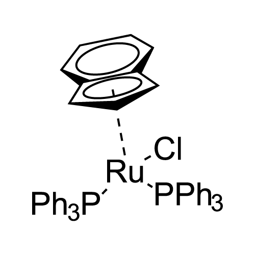 Chloro(indenyl)bis(triphenylphosphine)ruthenium(II) structure diagram