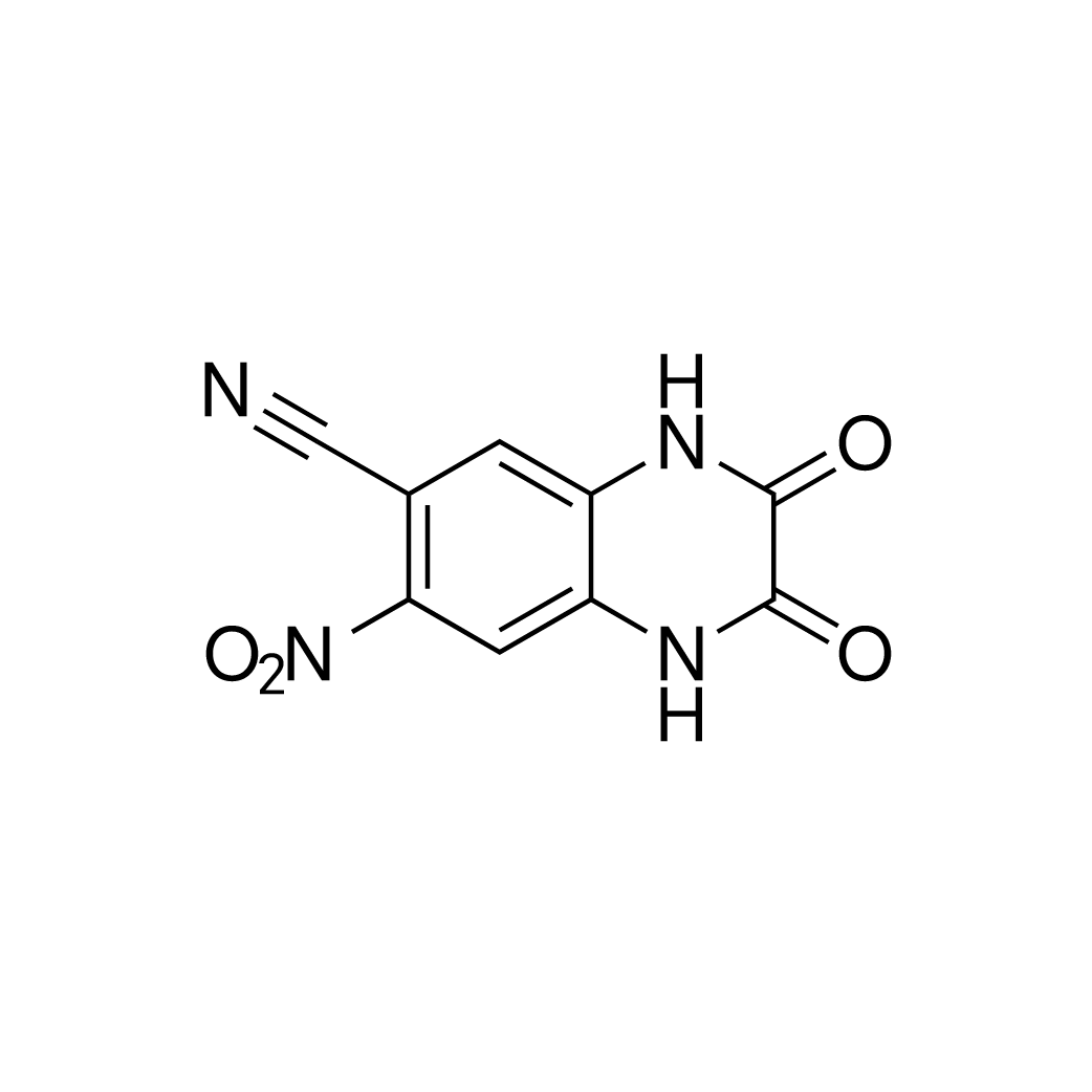 7-Nitro-2,3-dioxo-1,2,3,4-tetrahydroquinoxaline-6-carbonitrile structure diagram