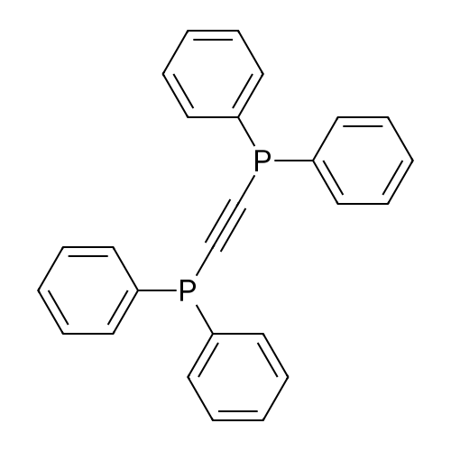 1,2-Bis(diphenylphosphino)ethyne structure diagram