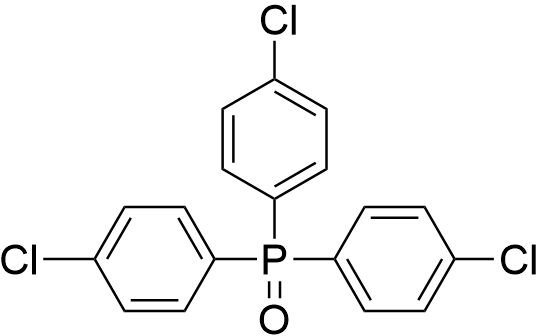 Tri(4-chlorophenyl)phosphine oxide structure diagram