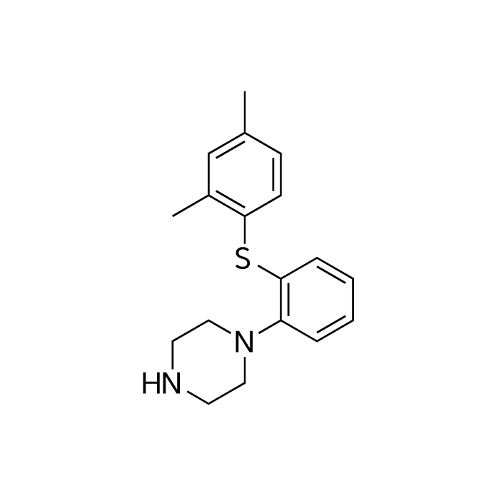 1-(2-((2,4-Dimethylphenyl)thio)phenyl)piperazine structure diagram