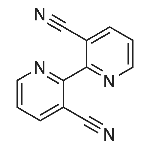 2,2'-Bipyridine-3,3'-dicarbonitrile structure diagram