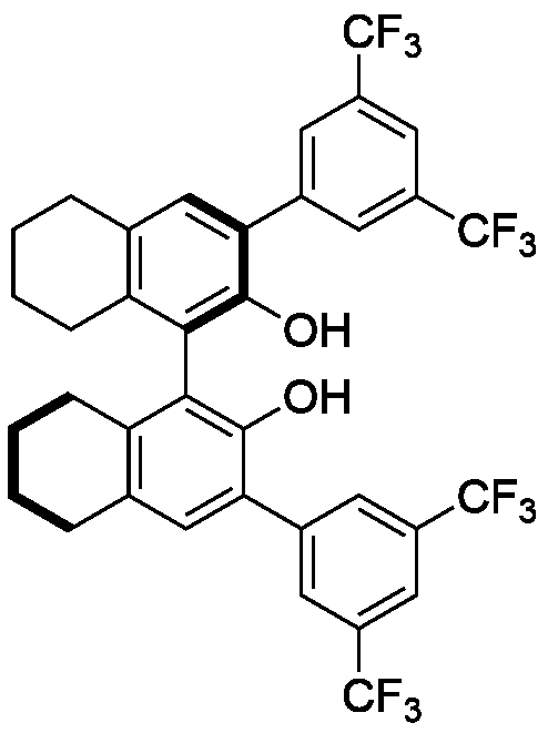 (R)-3,3'-Bis3,5-bis(trifluoromethyl)phenyl)-5,5',6,6',7,7',8,8'-octahydro-1,1'-bi-2,2'-naphthol structure diagram