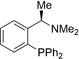 (R)-1-(2-(Diphenylphosphanyl)phenyl)-N,N-dimethylethan-1-amine structure diagram