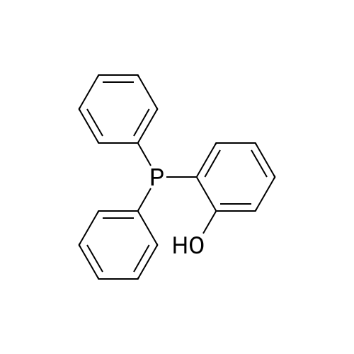 2-(Diphenylphosphino)phenol structure diagram