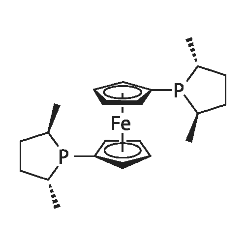 1,1-Bis((2R,5R)-2,5-dimethylphospholano)ferrocene structure diagram