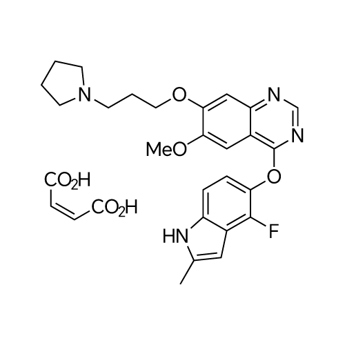 Cediranib maleate structure diagram