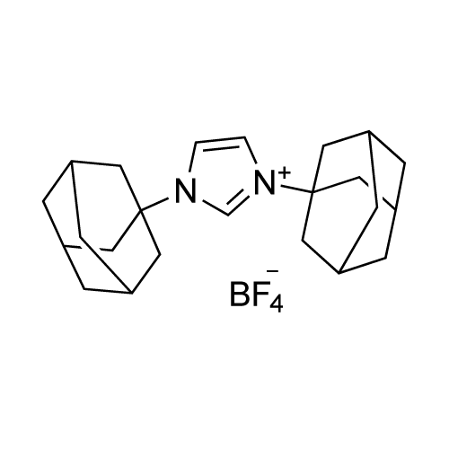 1,3-Di(adamantan-1-yl)-1H-imidazol-3-ium tetrafluoroborate structure diagram