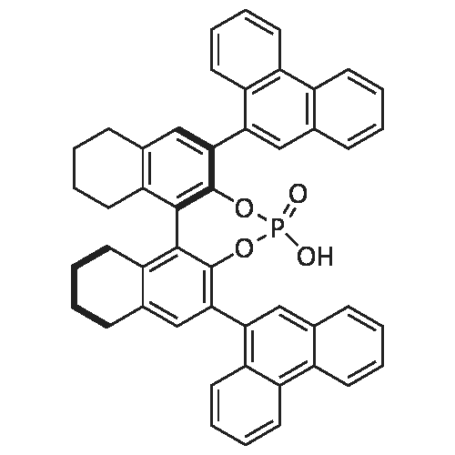 (R)-3,3'-Bis(9-phenanthrenyl)-5,5',6,6',7,7',8,8'-octahydro-1,1'-bi-2-naphthyl HydrogenPhosphate structure diagram