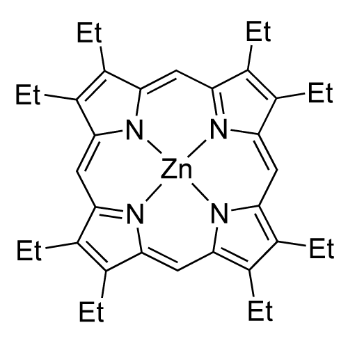 ZN(II) Octaethylporphine structure diagram