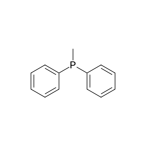 Methyldiphenylphosphine structure diagram