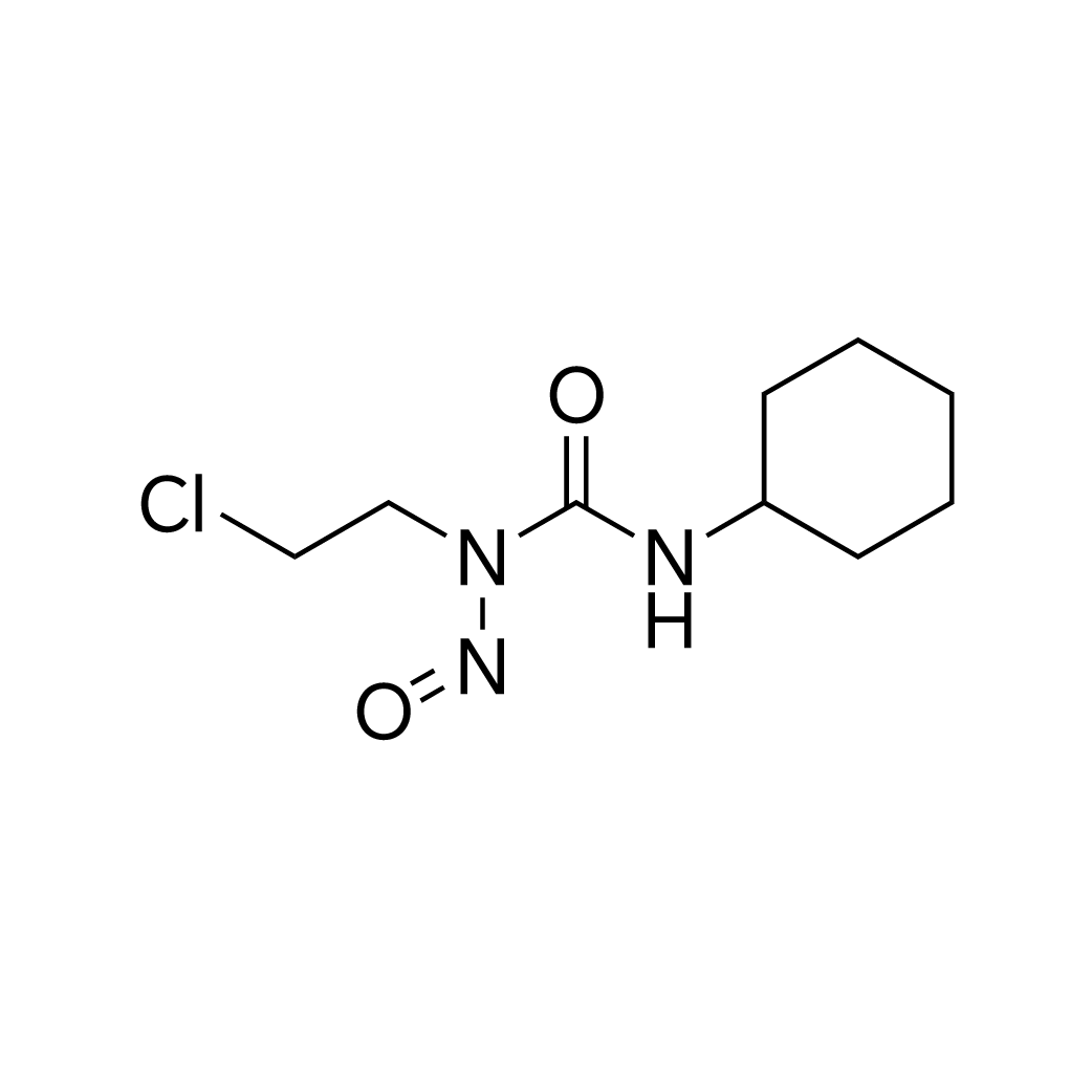 1-(2-Chloroethyl)-3-cyclohexyl-1-nitrosourea structure diagram