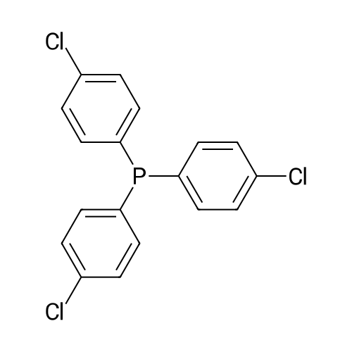 Tris(4-chlorophenyl)phosphine structure diagram