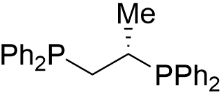 (S)-Propane-1,2-diylbis(diphenylphosphine) structure diagram