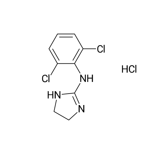 N-(2,6-Dichlorophenyl)-4,5-dihydro-1H-imidazol-2-amine hydrochloride structure diagram