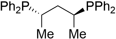 (2S,4S)-Pentane-2,4-diylbis(diphenylphosphine) structure diagram