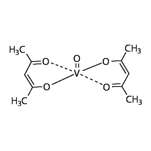 Vanadyl acetylacetonate structure diagram