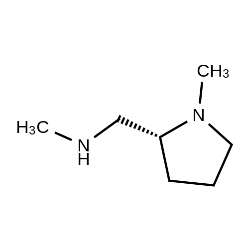(R)-N-Methyl-1-(1-methylpyrrolidin-2-yl)methanamine structure diagram