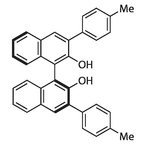 (S)-3,3'-Bis(4-methylphenyl)-1,1'-bi-2-naphthol structure diagram