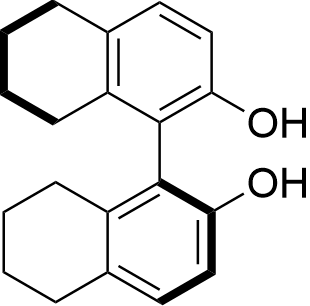 (S)-5,5,6,6,7,7,8,8-Octahydro-1,1-bi-2-naphthol structure diagram