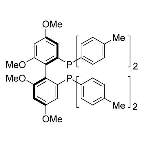 (R)-2,2'-Bis(di-p-tolylphosphino)-4,4',6,6'-tetramethoxy)-1,1'-biphenyl structure diagram