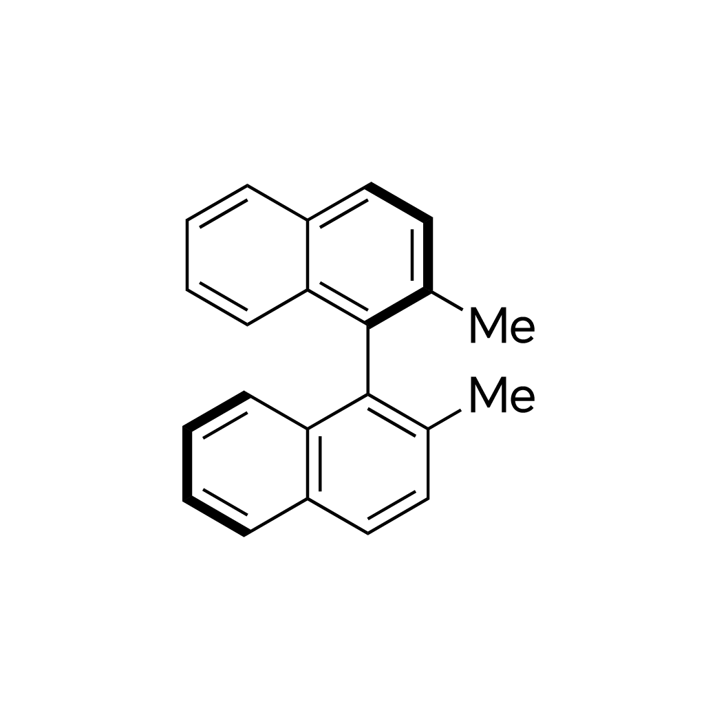 (R)-2,2'-Dimethyl-1,1'-binaphthalene structure diagram