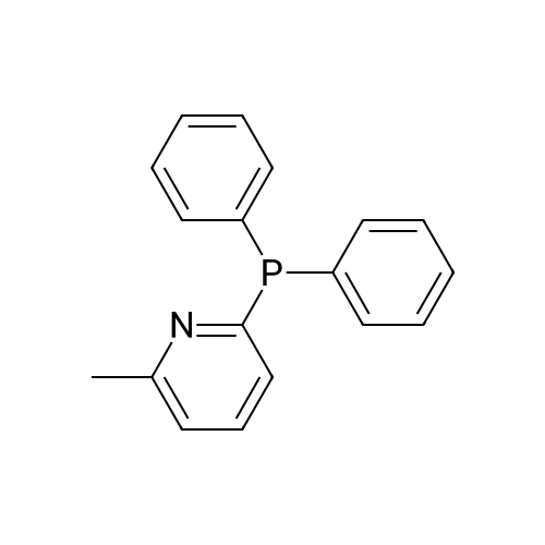 2-Diphenylphosphino-6-methylpyridine structure diagram