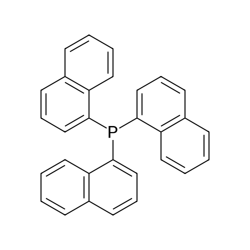 Tri(naphthalen-1-yl)phosphine structure diagram