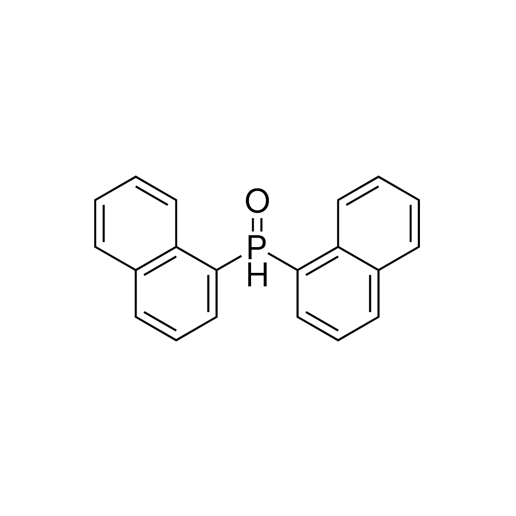 Di(naphthalen-1-yl)phosphine oxide structure diagram