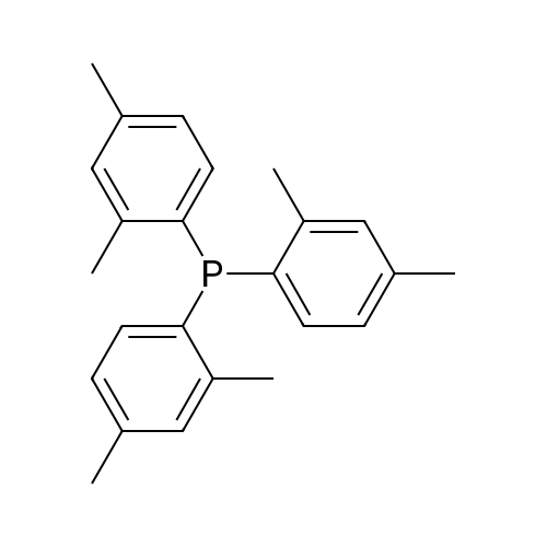 Tris(2,4-dimethylphenyl)phosphine structure diagram