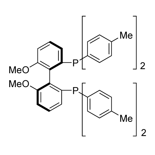(R)-(+)-2,2'-Bis(di-p-tolylphosphino)-6,6'-dimethoxy-1,1'-biphenyl structure diagram