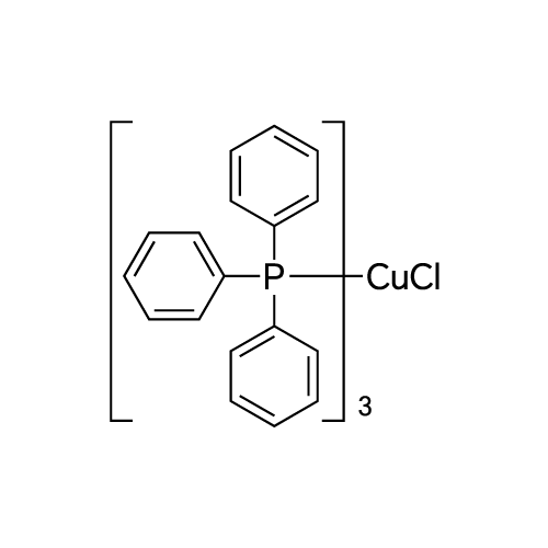 Chlorotris(triphenylphosphine)copper structure diagram