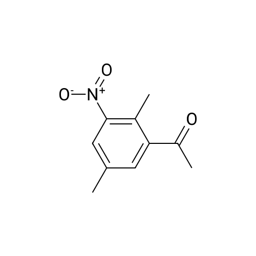 1-(2,5-Dimethyl-3-nitrophenyl)ethanone structure diagram