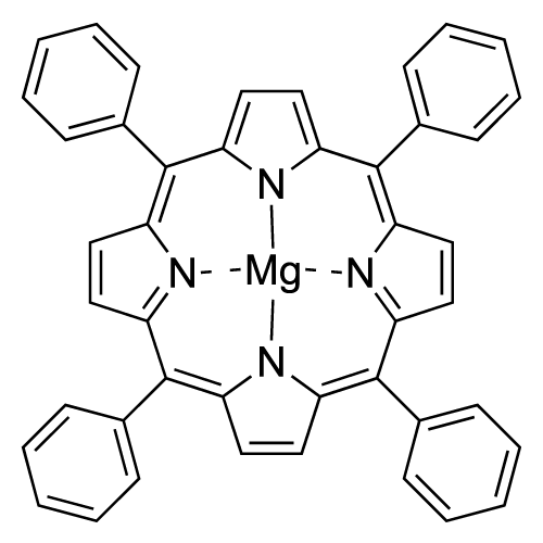 Magnesium meso-tetraphenylporphine structure diagram