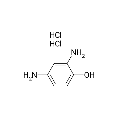 2,4-Diaminophenol dihydrochloride structure diagram