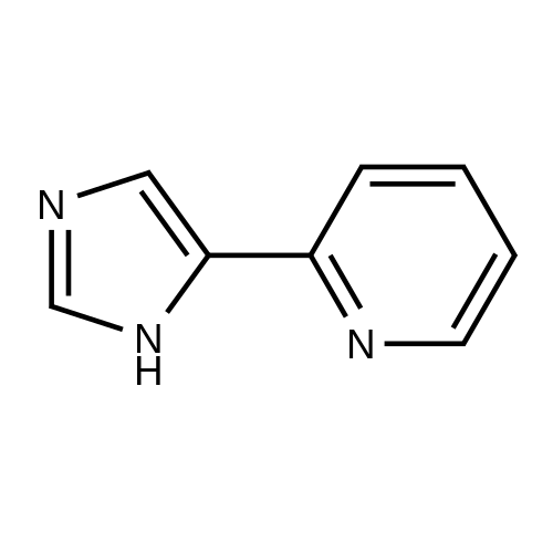 2-(1H-Imidazol-5-yl)pyridine structure diagram
