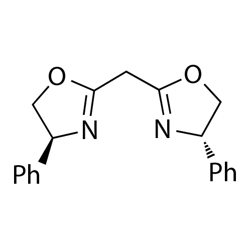 Bis(cis-4-phenyl-4,5-dihydrooxazol-2-yl)methane structure diagram