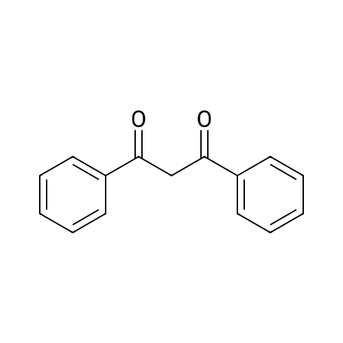 1,3-Diphenylpropane-1,3-dione structure diagram