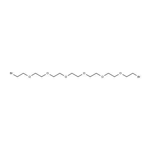 Bromo-peg6-bromide structure diagram