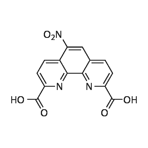5-Nitro-1,10-phenanthroline-2,9-dicarboxylic acid structure diagram