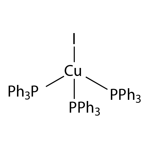 Iodotris(triphenylphosphine)copper structure diagram
