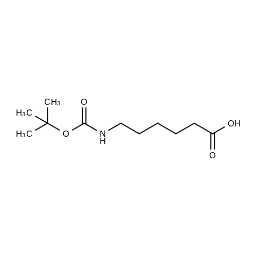 Boc-ε-Acp-OH structure diagram