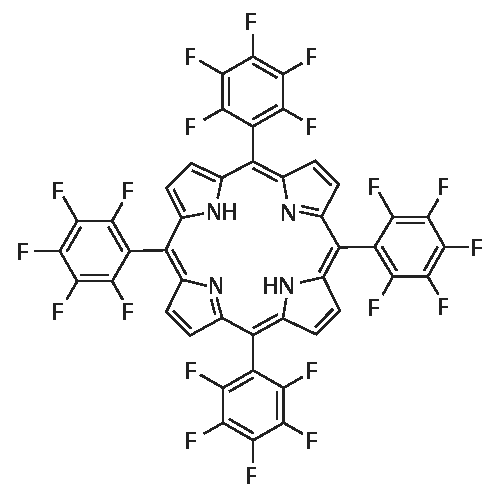 5,10,15,20-Tetrakis(pentafluorophenyl)-21h,23h-porphine structure diagram