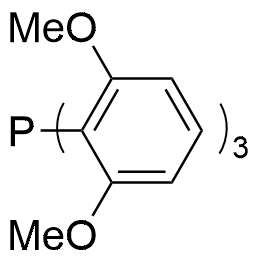 Tris(2,6-dimethoxyphenyl)phosphine structure diagram