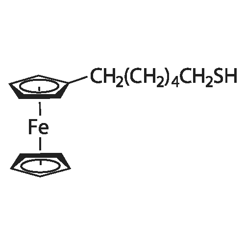 (6-Mercaptohexyl)ferrocene structure diagram