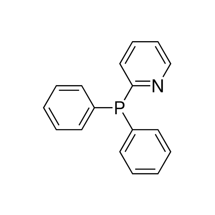 Diphenyl-2-pyridylphosphine structure diagram