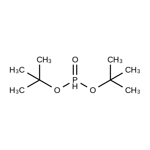 Di-tert-butyl phosphonate structure diagram