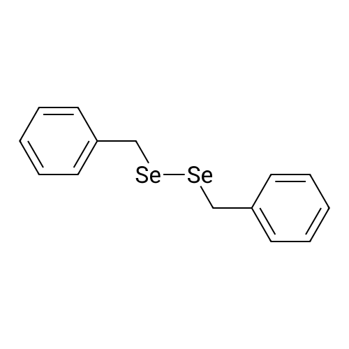 Dibenzyl diselenide structure diagram